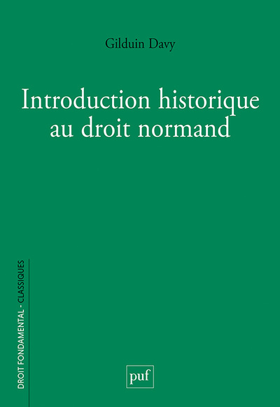 Image de Introduction historique au droit normand