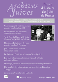Picture of Archives juives n° 56-2 (2e semestre 2023)