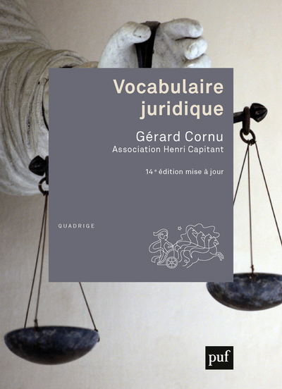Image de Vocabulaire juridique