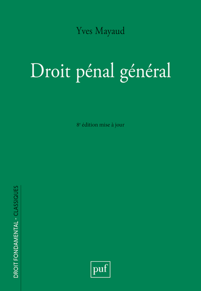 Picture of Droit pénal général