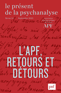Image de Le présent de la psychanalyse, vol. 14 (2025-2)