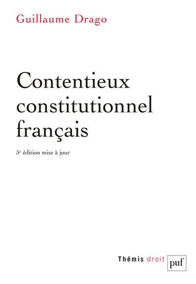 Picture of Contentieux constitutionnel français