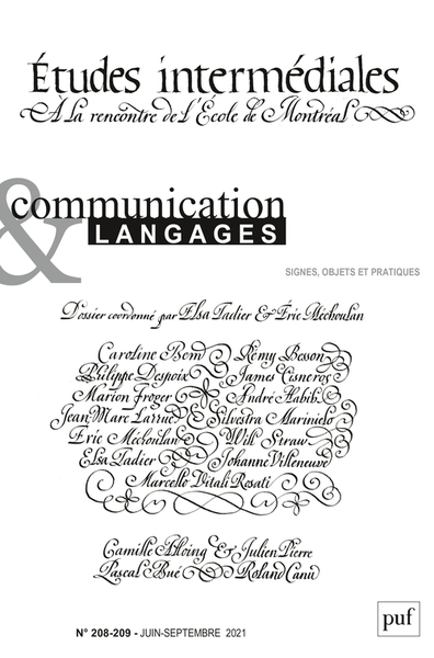Image de Communication et langages, 2021-2-3 (n° 208-209)