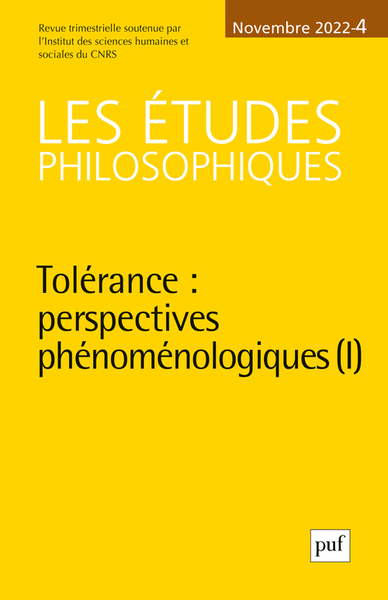 Picture of Les Études philosophiques, 2022-4