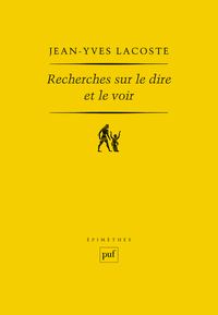 Image de Recherches sur le dire et le voir