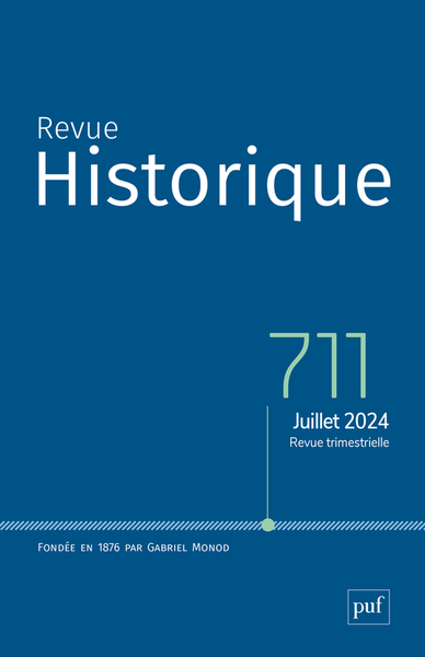 Image de REVUE HISTORIQUE, 2024 - 711