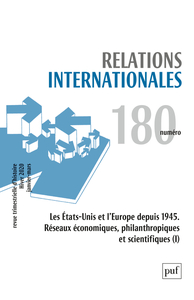 Image de Relations internationales 2019, n° 180