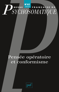 Picture of Revue francaise de psychosomatique 2022, n.61