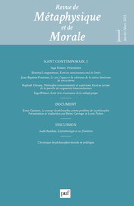 Image de Revue de métaphysique et de morale 2023-1