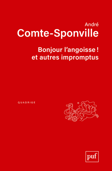 Picture of Bonjour l'angoisse ! et autres impromptus