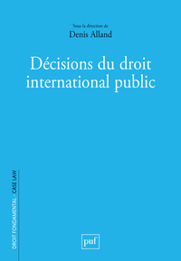 Image de Décisions du droit international public