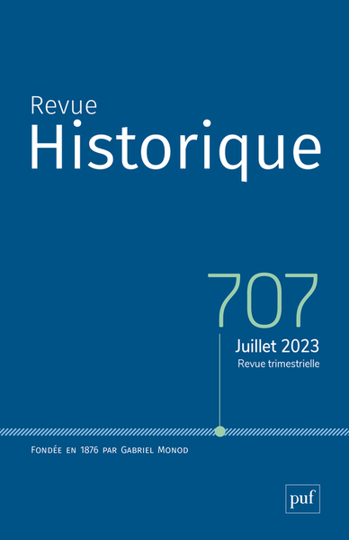 Picture of Revue historique 2023-3, n° 707