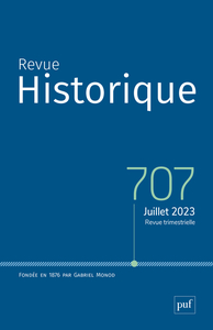 Picture of Revue historique 2023-3, n° 707