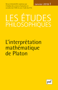 Picture of études philosophiques 2018, n° 1