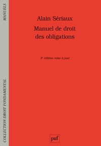 Image de Manuel de droit des obligations