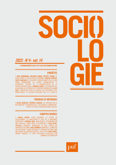 Image de Sociologie 2023, n° 4