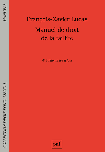 Picture of Manuel de droit de la faillite