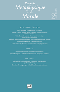 Picture of Revue de métaphysique et de morale 2022-2