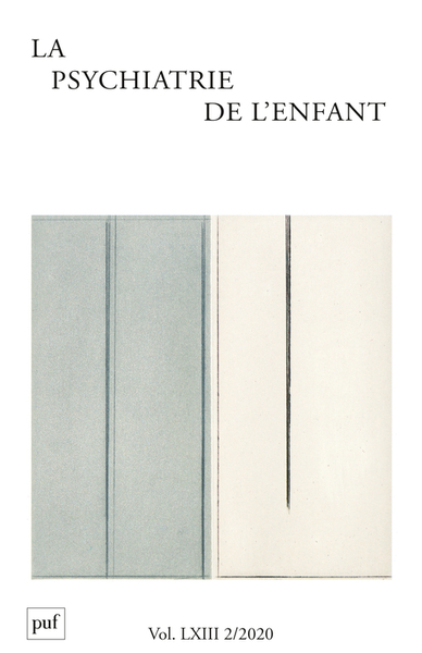Image de La psychiatrie de l'enfant 2020, vol. 63(2)