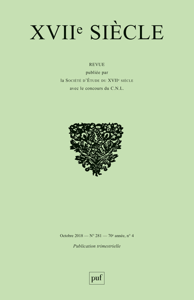 Picture of XVIIe siècle 2018, n° 281