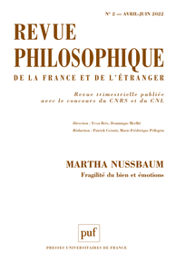Picture of Revue philosophique 2022, t. 147(2)