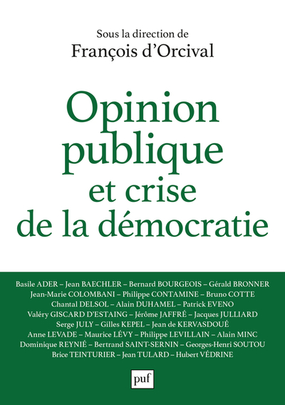 Picture of Opinion publique et crise de la démocratie