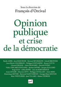 Picture of Opinion publique et crise de la démocratie