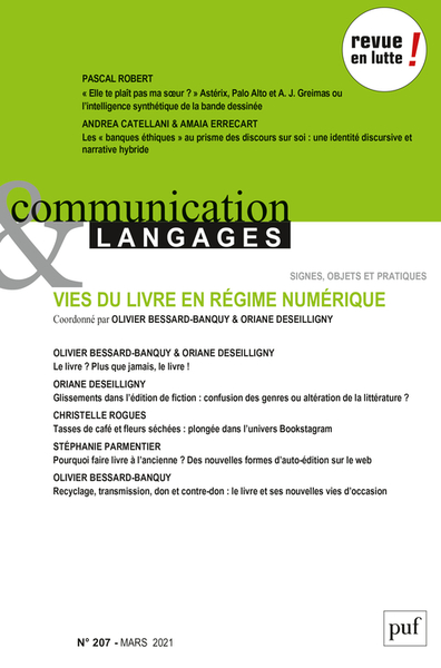 Image de Communication et langages, 2021-1 (n° 207)