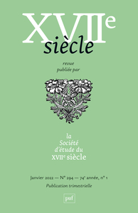 Picture of Xviie siecle 2022, n.294
