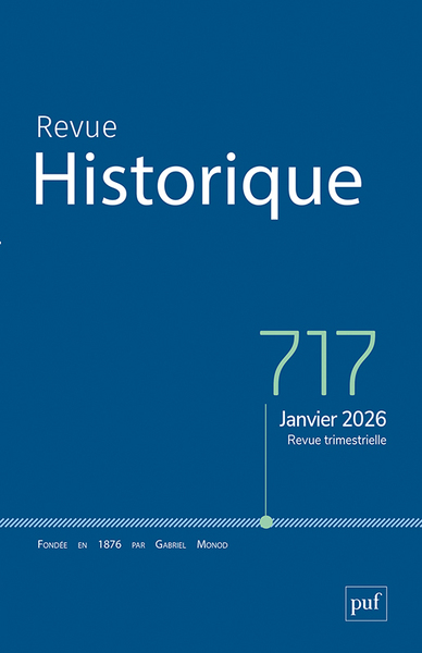 Picture of Revue historique, 2026 - 717
