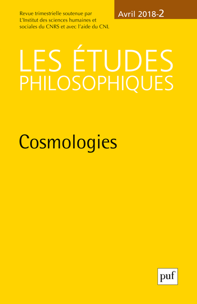 Picture of études philosophiques 2018, n° 2