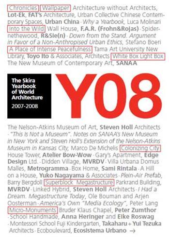 Picture of The Skira Yearbook of World Architecture 2008 /anglais