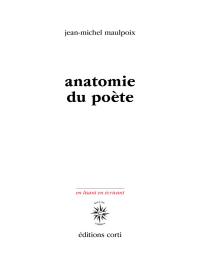 Image de Anatomie du poète