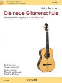 Image de HEINZ TEUCHERT : DIE NEUE GITARRENSCHULE BAND 2 - GUITARE - RECUEIL + ENREGISTREMENT(S) EN LIGNE