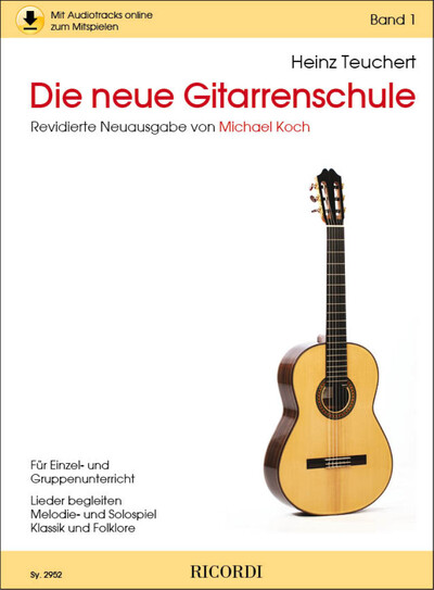 Image de HEINZ TEUCHERT : DIE NEUE GITARRENSCHULE BAND 1 - GUITARE - RECUEIL + ENREGISTREMENT(S) EN LIGNE