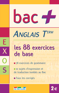 Picture of Bac+ T anglais exercices
