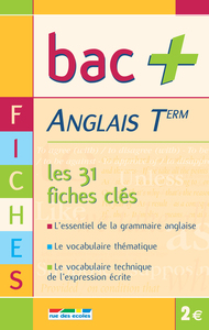 Picture of Bac+ T anglais fiches