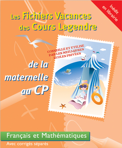 Picture of Fichiers vacances des cours Legendre Français et maths de la GSM au CP