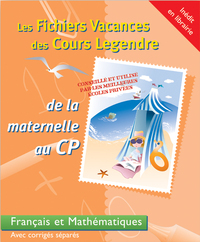 Picture of Fichiers vacances des cours Legendre Français et maths de la GSM au CP