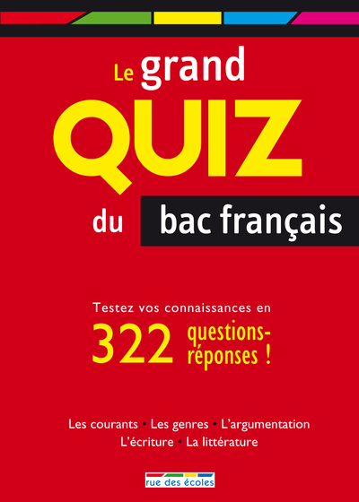 Image de Le grand quiz du bac français