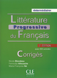 Picture of Litterature progressive du francais intermediairecorriges 2eme edition