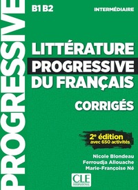 Image de Littérature progressive du français Intermédiairecorrigés 2ed