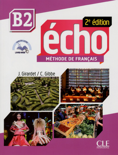 Image de Echo b2 - de francais 2ed - eleve + portfolio + dvd