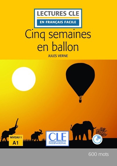 Image de Cinq semaines en ballon Lecture FLE + Cd audio 2è édition