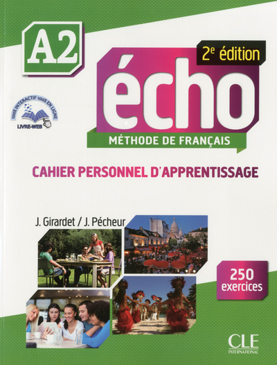 Image de Echo A2 cahier personnel d'apprentissage + cd audio 2ed