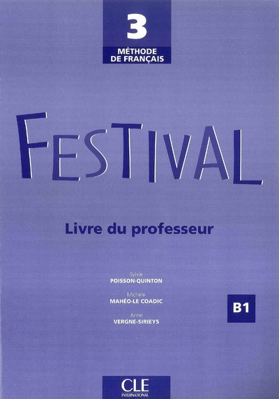 Image de Festival3 de francais livre du professeur