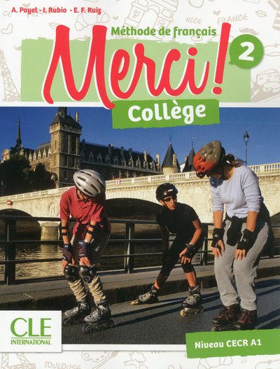 Image de Merci Collège 2 élève + exercices + DVD CLE