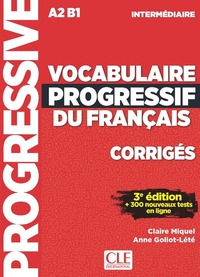Image de Corrigés vocabulaire progressif niveau intermédiaire 3è édition