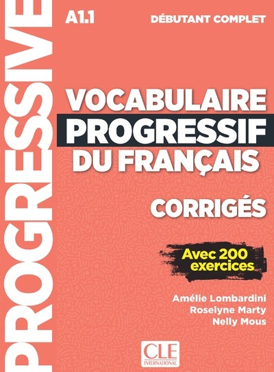 Image de Corrigés vocabulaire progressif niveau débutant complet NC