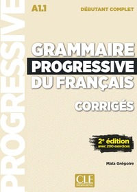 Image de Corrigés grammaire progressive niveau débutant complet NC